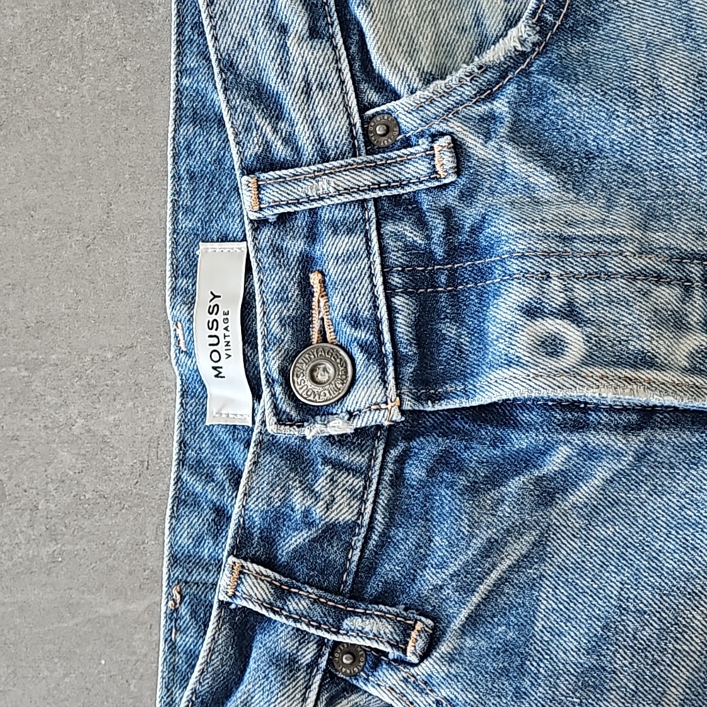 Moussy Vintage Ankle Skinny Jeans Blue Size 26